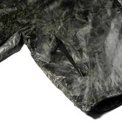 Bsrwave Brushed Dye Hooded Jacket Khaki