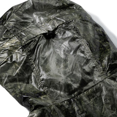 Bsrwave Brushed Dye Hooded Jacket Khaki