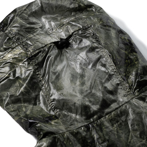 Bsrwave Brushed Dye Hooded Jacket Khaki