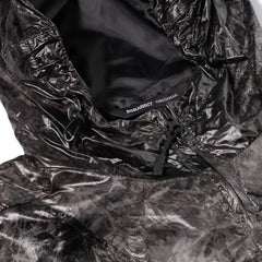 Bsrwave Brushed Dye Hooded Jacket Black