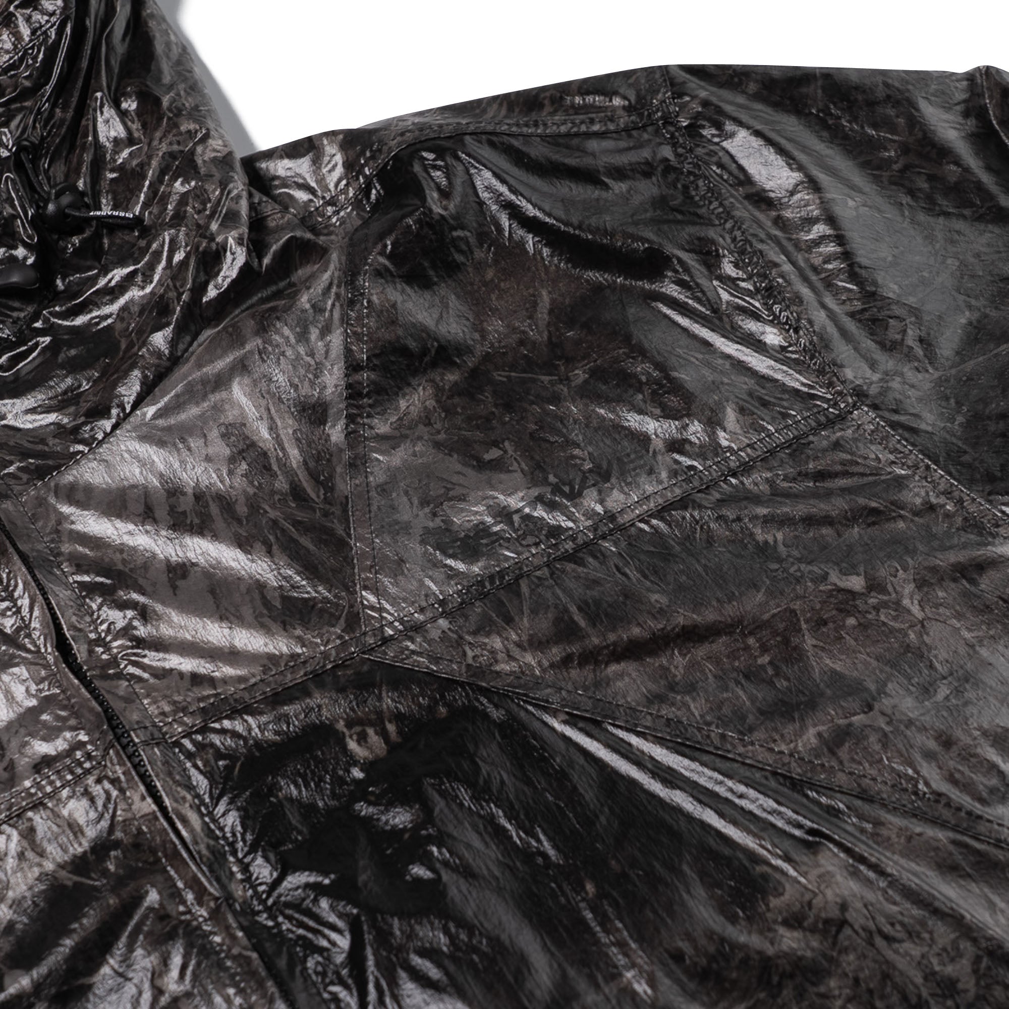 2526FW BSRABBIT Bsrwave Brushed Dye Hooded Jacket Black