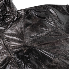 Bsrwave Brushed Dye Hooded Jacket Black