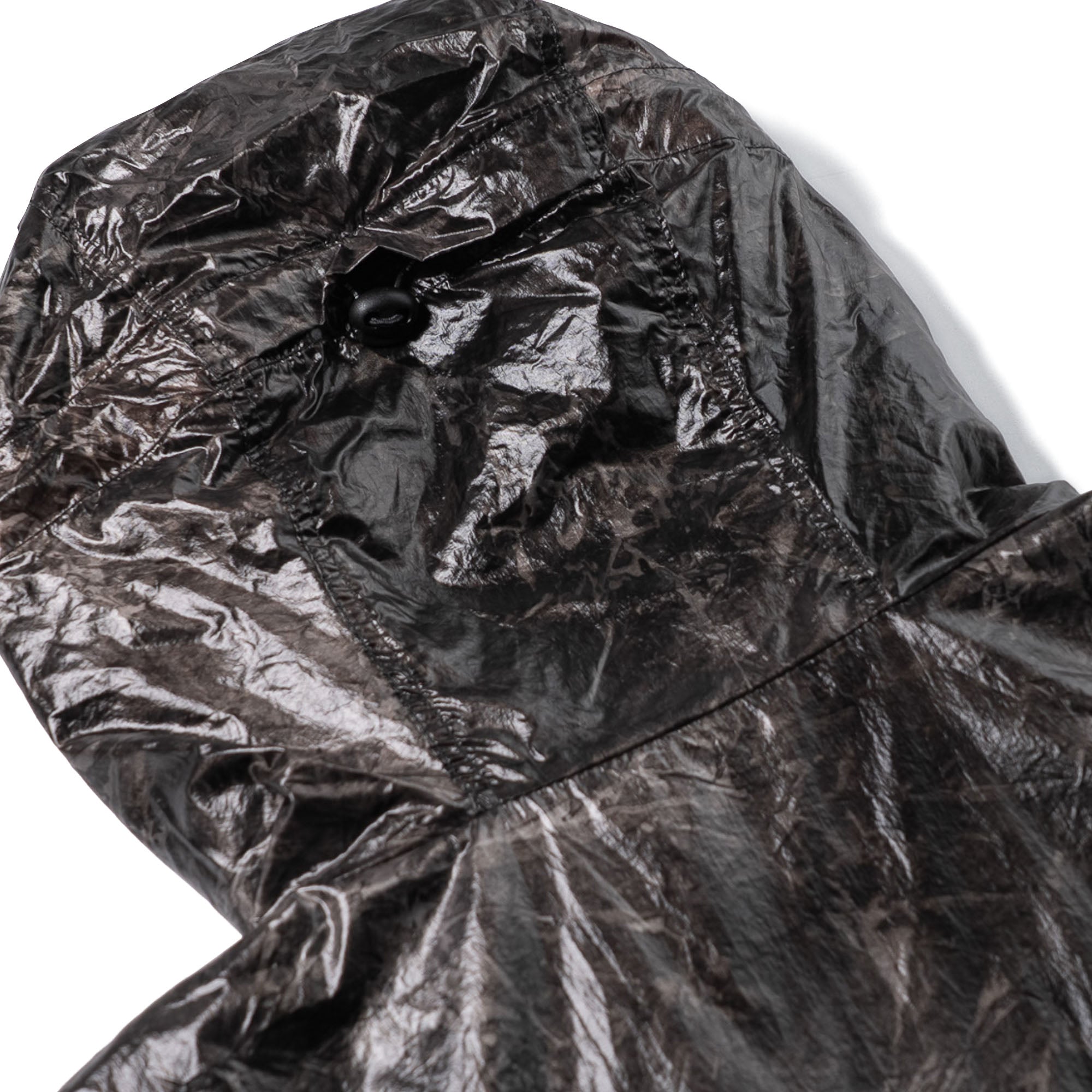 2526FW BSRABBIT Bsrwave Brushed Dye Hooded Jacket Black