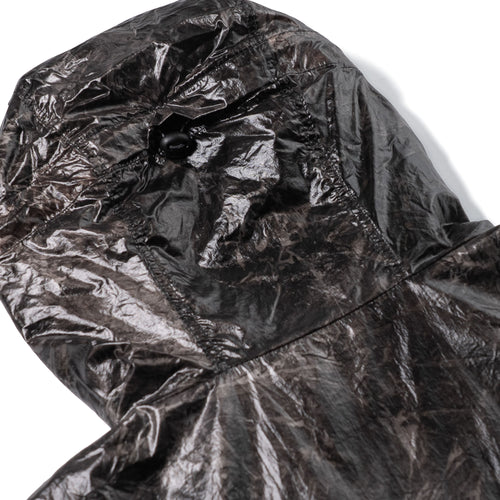 Bsrwave Brushed Dye Hooded Jacket Black