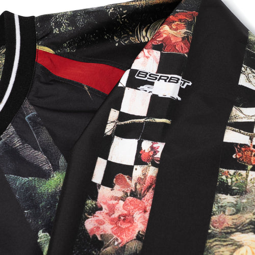 Bsrbt Sporty Pullover Jacket Checkered Bloom