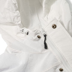 Big Pocket Hooded Vest White