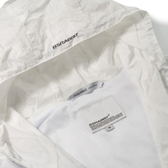 Big Pocket Hooded Vest White