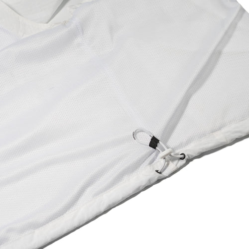 Big Pocket Hooded Vest White