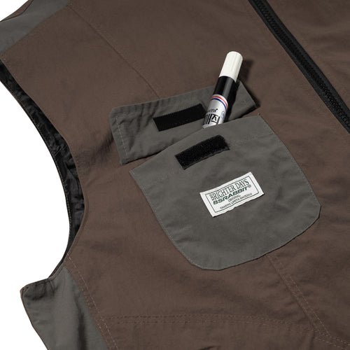 Active Trail Hooded Vest Dark Brown