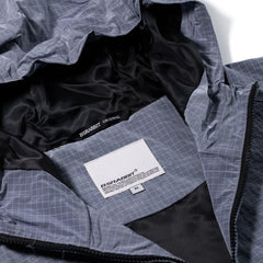 Shadow Grid Hooded Anorak Jacket Light Purple