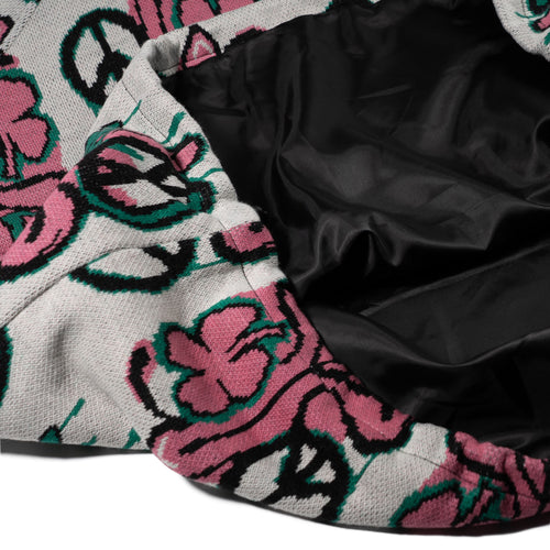 Peace Br Jacquard Anorak Jacket White