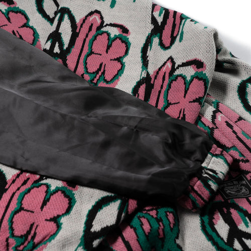 Peace Br Jacquard Anorak Jacket White