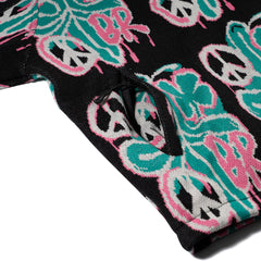 Peace Br Jacquard Anorak Jacket Black