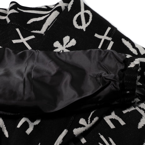 Br Jacquard Anorak Jacket Black