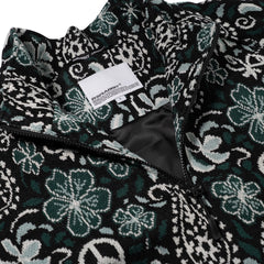 Paisley Peace Jacquard Anorak Jacket Khaki