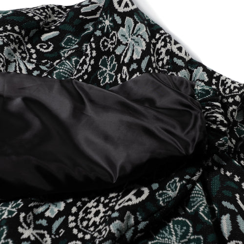 Paisley Peace Jacquard Anorak Jacket Khaki