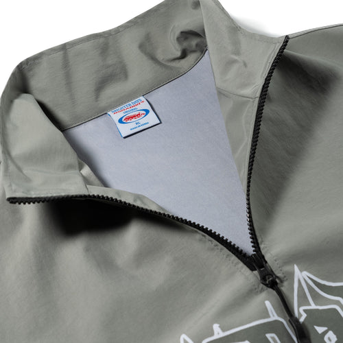 Death Logo 3L Anorak Jacket Gray