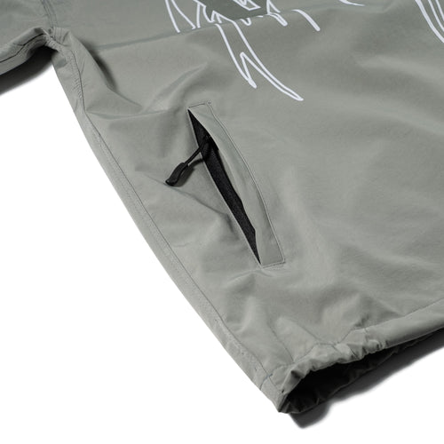 Death Logo 3L Anorak Jacket Gray