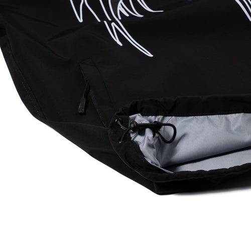 Death Logo 3L Anorak Jacket Black