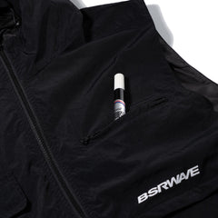 Active Trail Hooded Vest Black