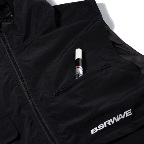 Active Trail Hooded Vest Black