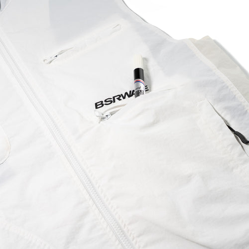 Active Trail Hooded Vest Ivory