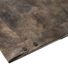 Rustic Artwork Wide Work Jacket Wood Brown