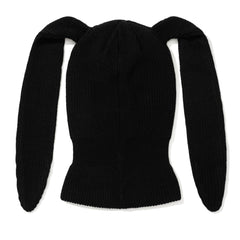 Bunny Ear Facemask Black