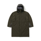 Gloss Panel Rain Coat Khaki