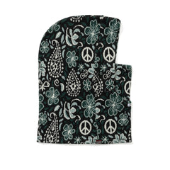 Paisley Jacquard Double String Hoodwarmer Khaki