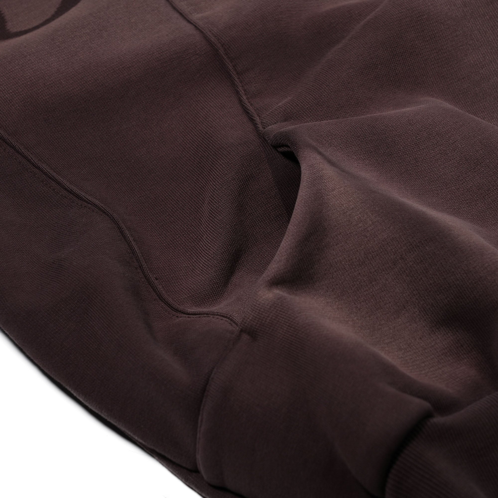 26SS BSRABBIT Bsr Washed Zip-Up Hoodie Brown