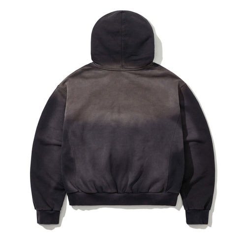 Bsr Washed Zip-Up Hoodie Navy