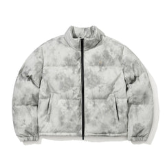 Dsxbs Down Short Padding Jumper Rip Stop White Gray