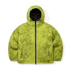 Dsxbs Light Hooded Down Padding Jumper Rip Stop Lime