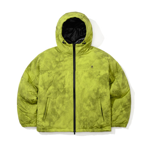 Dsxbs Light Hooded Down Padding Jumper Rip Stop Lime