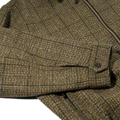 Dsxbs Classic Wool Collar Jacket Khaki Check