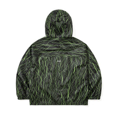 Dsxbs Black Shadow Hooded Jacket Black Green