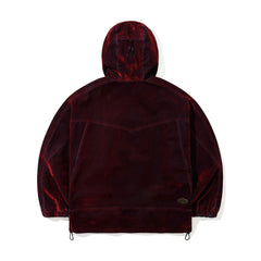 Dsxbs Wax Real Denim Hooded Jacket Worn Red Denim