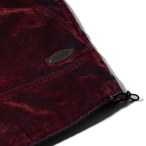 Dsxbs Wax Real Denim Hooded Jacket Worn Red Denim