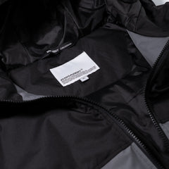 Dual Tone 4.4oz Insulated Hooded Jacket Charcoal