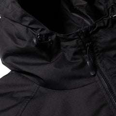 Dual Tone 4.4oz Insulated Hooded Jacket Charcoal
