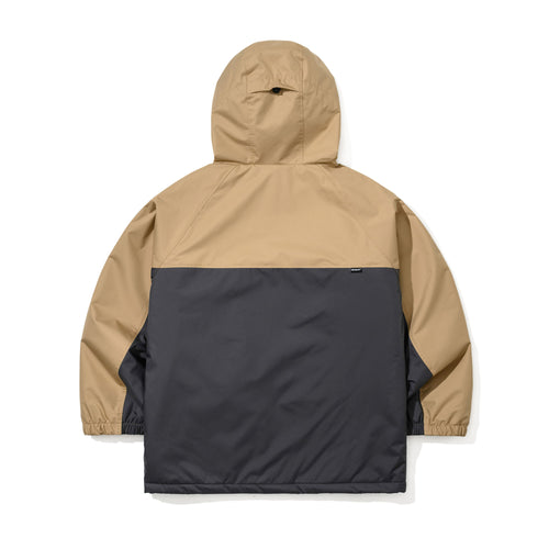 Dual Tone 4.4oz Insulated Hooded Jacket Dark Khaki
