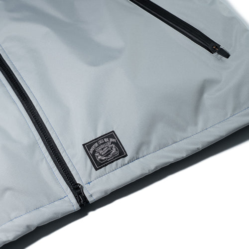 Blocked 3oz Insulated Hooded Jacket Blue Gray