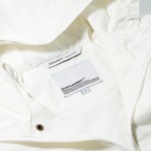 Original Bsr 2oz Insulated Hooded Jacket Ivory