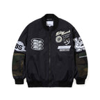 Fstp 2oz Insulated Varsity Jacket Black Camo