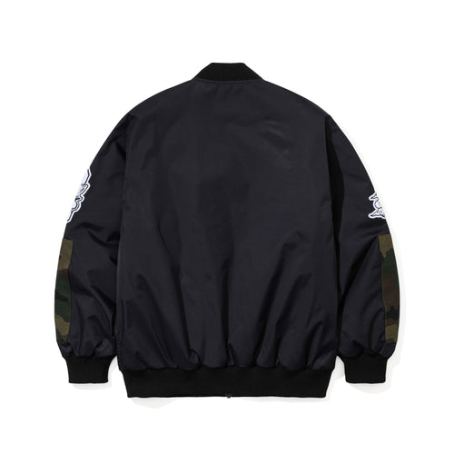 Fstp 2oz Insulated Varsity Jacket Black Camo