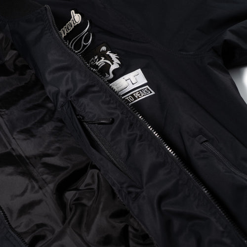 Fstp 2oz Insulated Varsity Jacket Black Camo