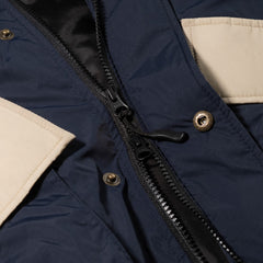 Structured Pocket 2oz Insulated Hooded Jacket Dark Navy