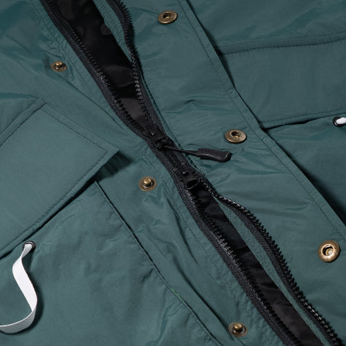 Structured Pocket 2oz Insulated Hooded Jacket Green