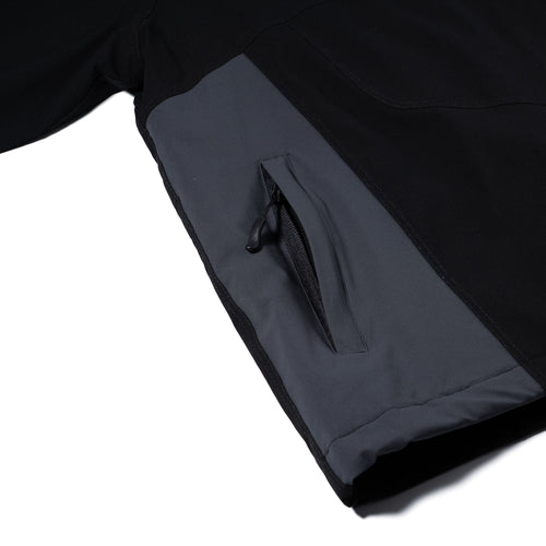 Dual Tone Active 1oz Insulated Hooded Jacket Black